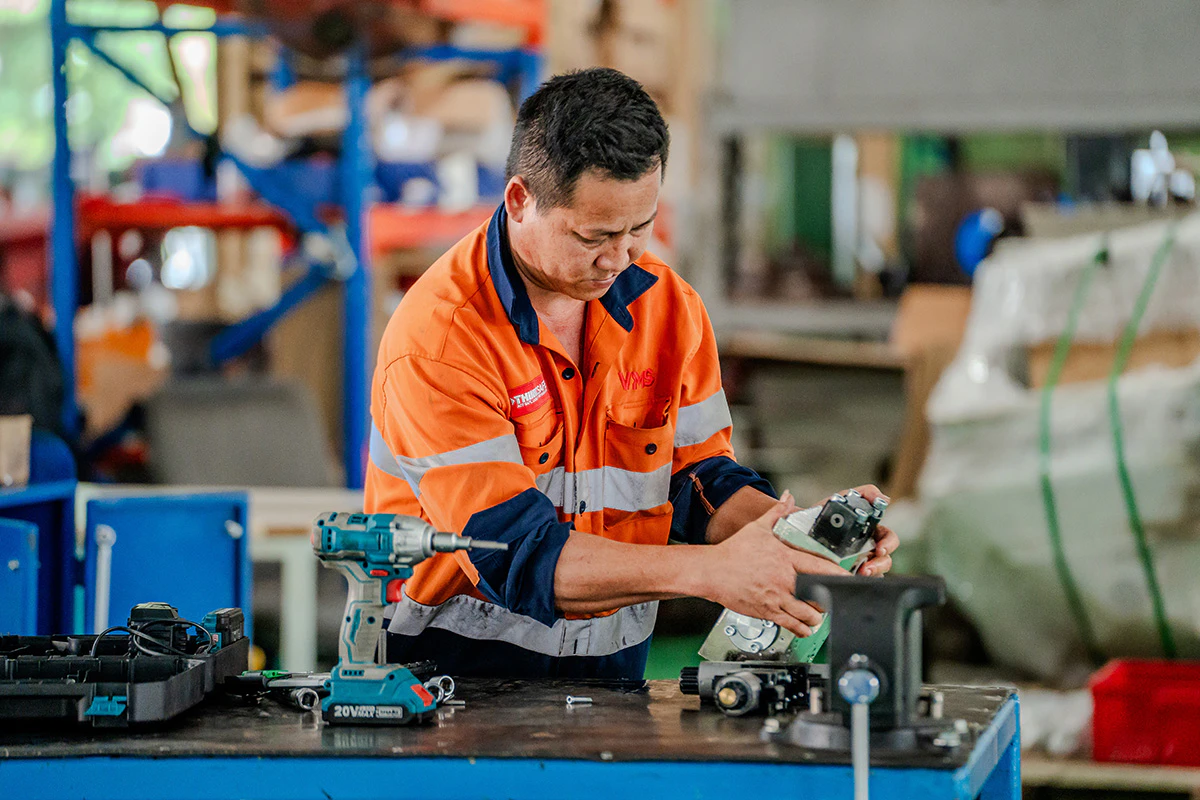 Component Assembly Securing Mining Components Assembly | Mechanical Components Assembly | VMS